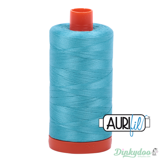 Aurifil Thread - Bright Turquoise (5005) - 50wt 1422 yd (Pre-order: Jan 2026)