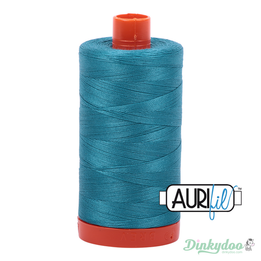 Aurifil Thread - Dark Turquoise (4182) - 50wt 1422 yd (Pre-order: Jan 2026)