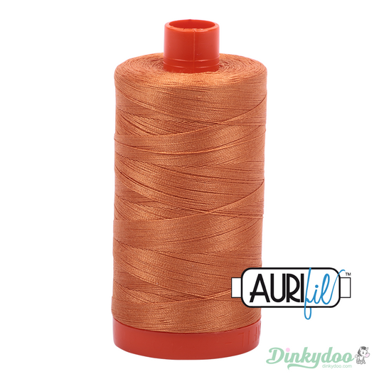 Aurifil Thread - Medium Orange (5009) - 50wt 1422 yd (Pre-order: Jan 2026)