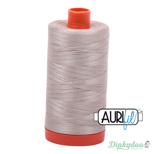 Aurifil Thread - Pewter (6711) - 50wt 1422 yd (Pre-order: Jan 2026)