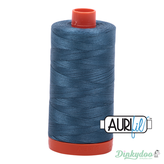 Aurifil Thread - Smoke Blue (4644) - 50wt 1422 yd (Pre-order: Jan 2026)