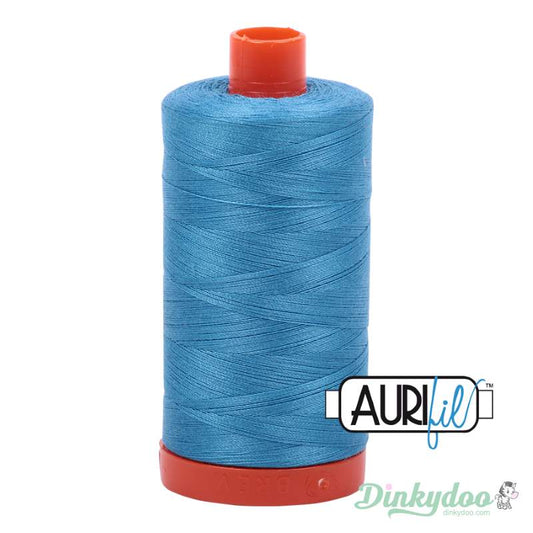 Aurifil Thread - Bright Teal (1320) - 50wt 1422 yd (Pre-order: Jan 2026)