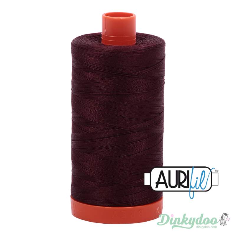 Aurifil Thread - Dark Wine (2468) - 50wt 1422 yd