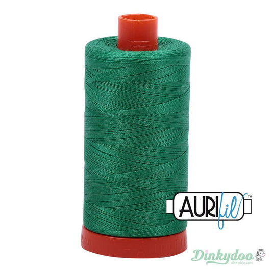 Aurifil Thread - Emerald (2865) - 50wt 1422 yd - Dinkydoo Fabrics