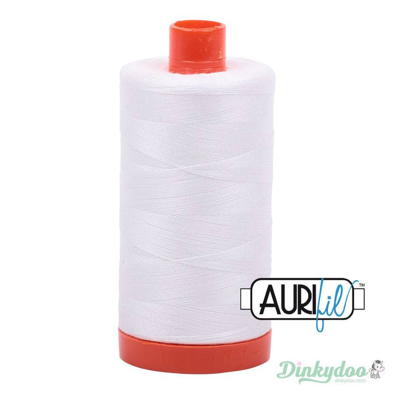 Aurifil Thread - Natural White (2021) - 50wt 1422 yd (Pre-order: Dec 2023)