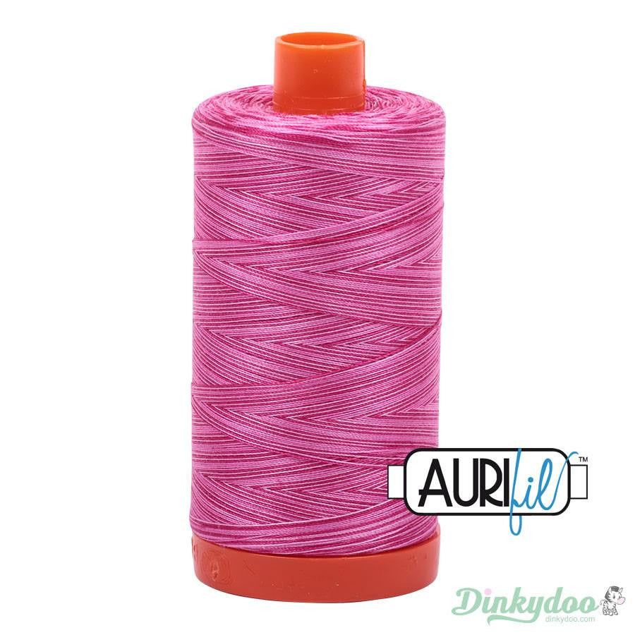 Aurifil Thread Pink Taffy Variegated (4660) 50wt 1422yd