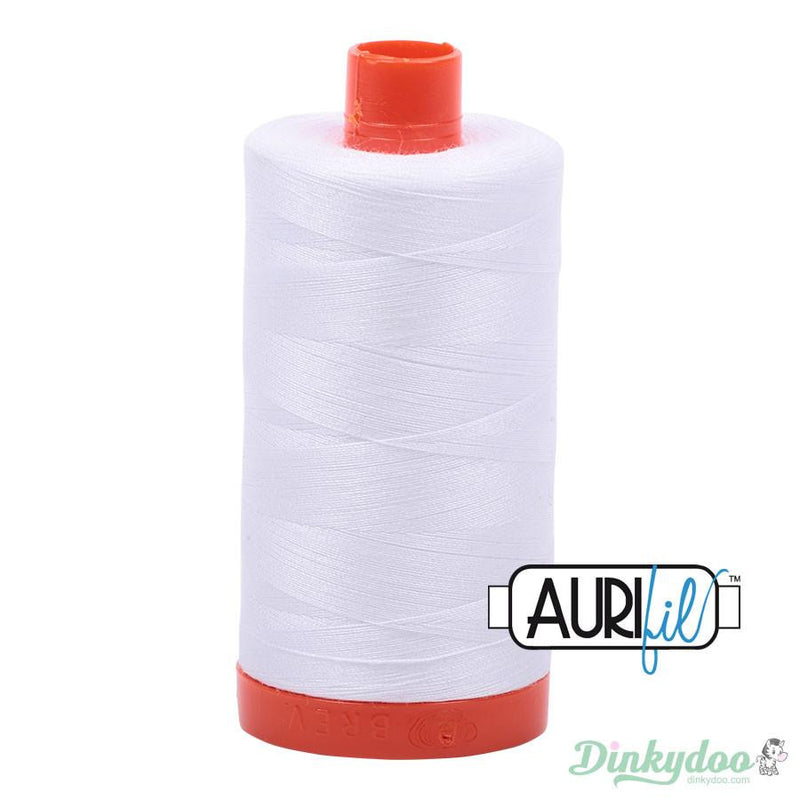 Aurifil Thread - White (2024) - 50wt 1422yd