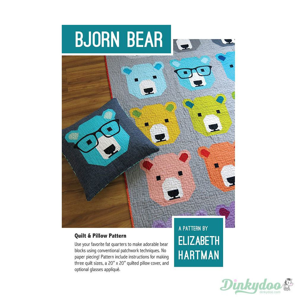 Bjorn Bear - Quilt Pattern - Elizabeth Hartman - Dinkydoo Fabrics