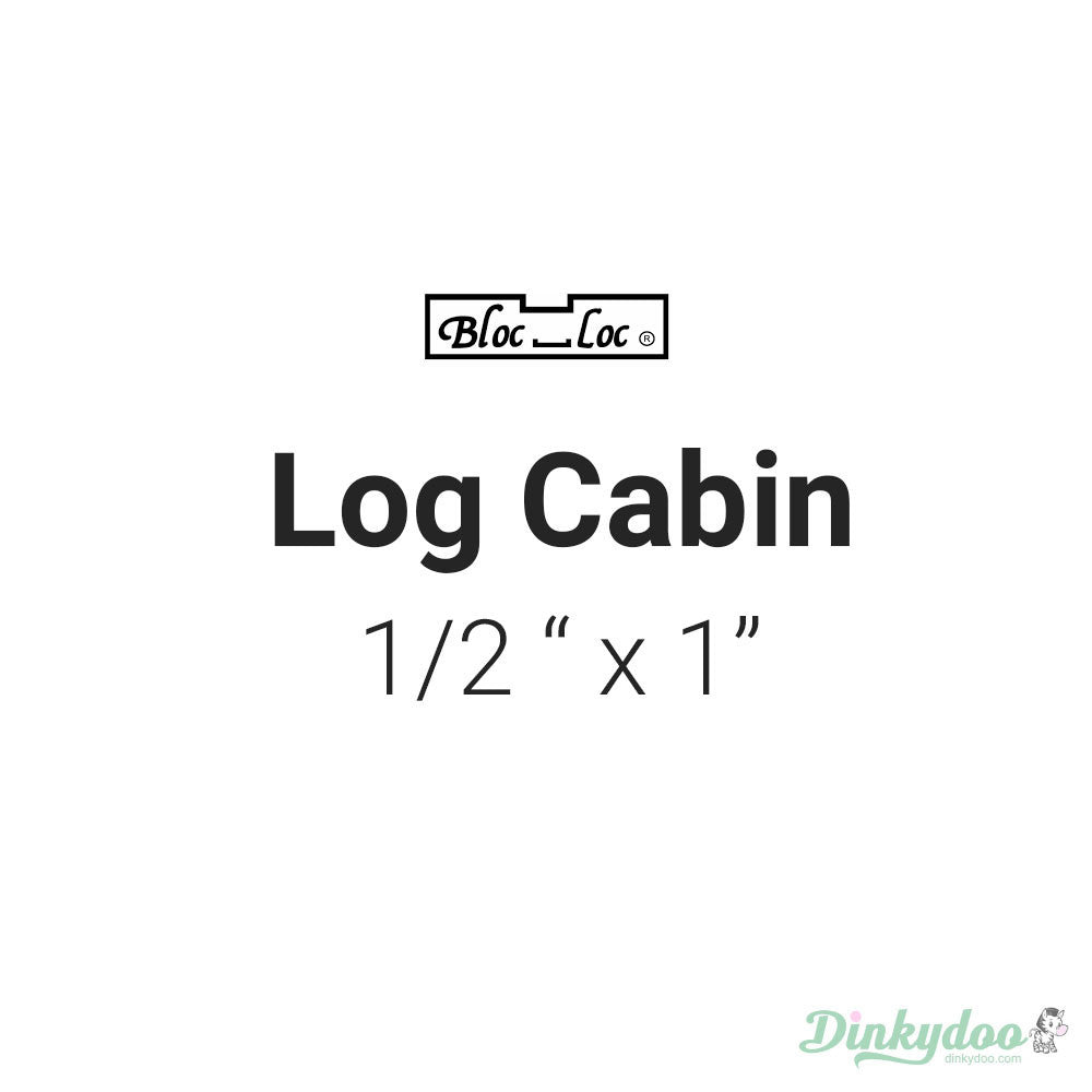 Bloc Loc - Log Cabin Ruler (1/2" x 1") - Dinkydoo Fabrics