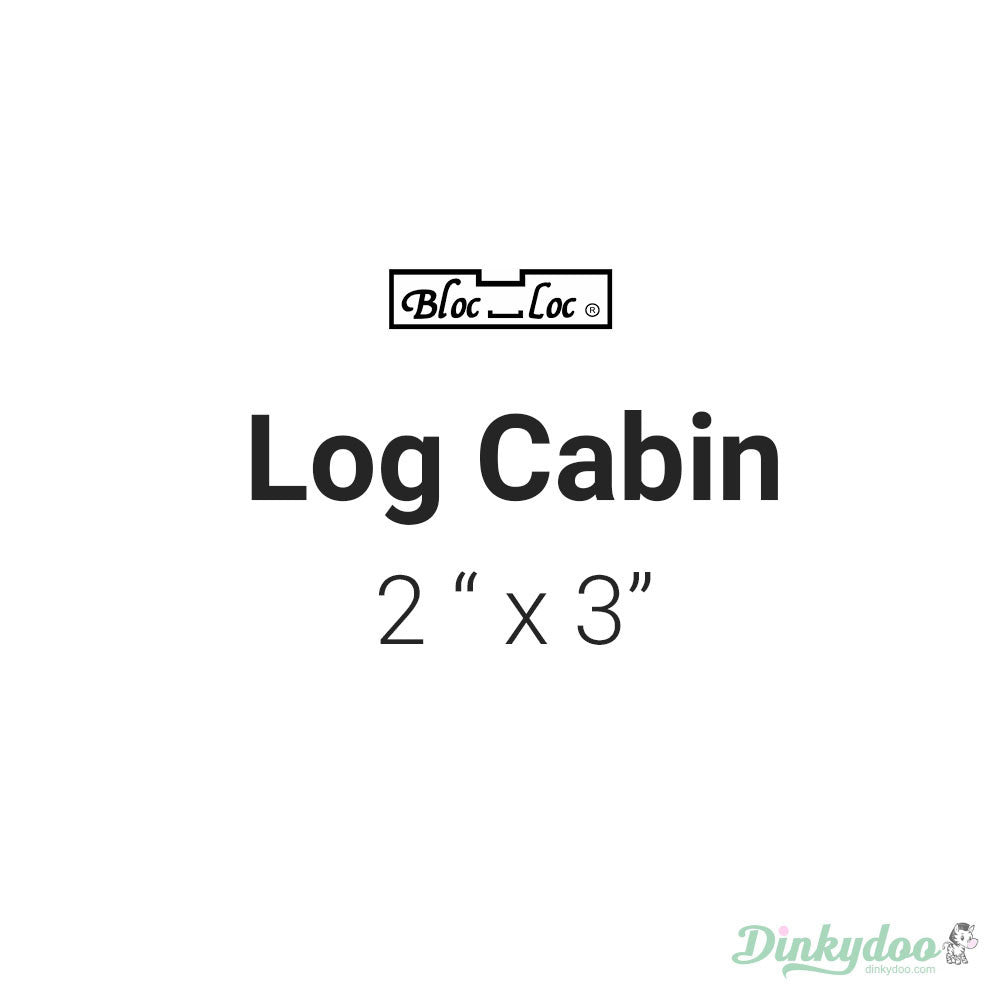 Bloc Loc - Log Cabin Ruler (2" x 3") - Dinkydoo Fabrics