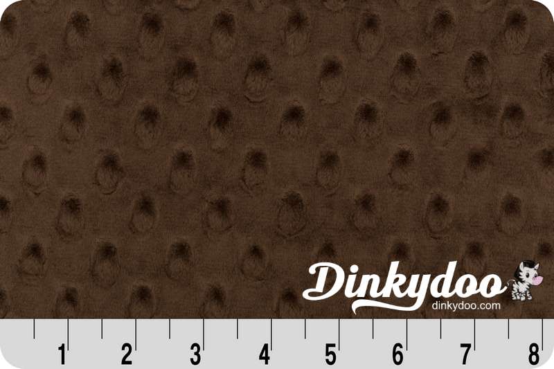 Cuddle Dimple (Minky) Wideback (60") - Brown - Full Bolt (10m)