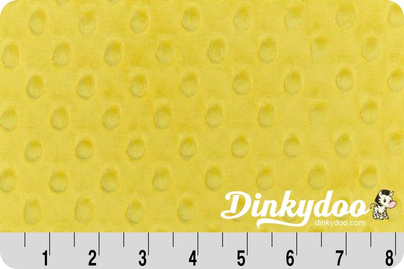 Cuddle Dimple (Minky) Wideback (60") - Canary - Full Bolt (10m)