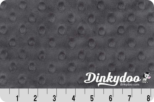 Cuddle Dimple (Minky) Wideback (60") - Charcoal - Full Bolt (10m)