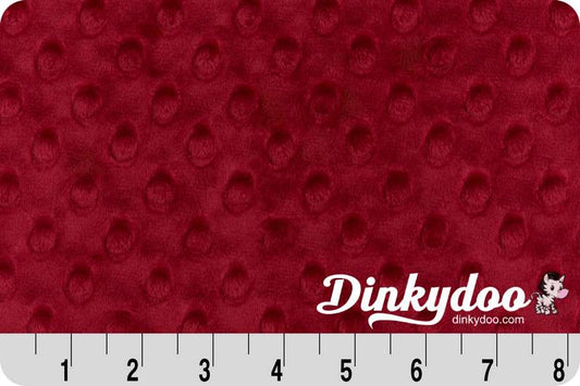 Cuddle Dimple (Minky) Wideback (60") - Crimson - Full Bolt (10m)