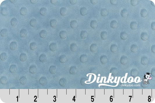 Cuddle Dimple (Minky) Wideback (60") - Dusty Blue - Full Bolt (10m)