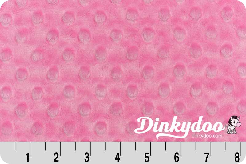 Cuddle Dimple (Minky) Wideback (60") - Hot Pink - Full Bolt (10m)