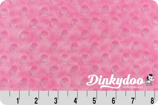 Cuddle Dimple (Minky) Wideback (60") - Hot Pink - Full Bolt (10m)