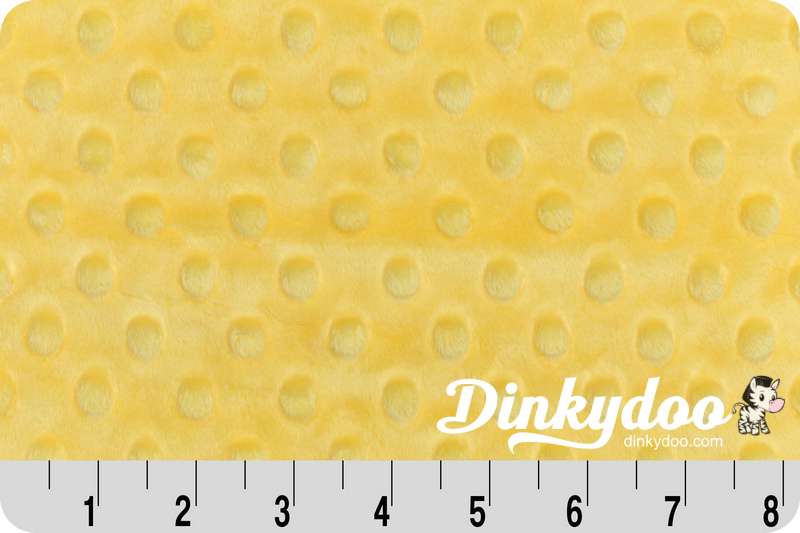 Cuddle Dimple (Minky) Wideback (60") - Lemon - Full Bolt (12m)