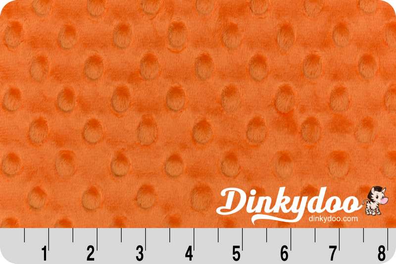 Cuddle Dimple Wideback (Minky) (60") - Orange - Full Bolt (12m)