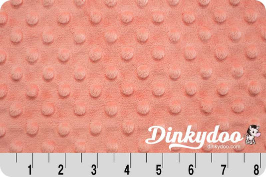 Cuddle Dimple Wideback (Minky) (60") - Papaya - Full Bolt (10m)