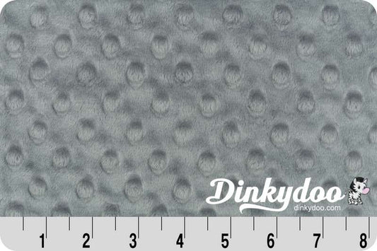 Cuddle Dimple Wideback (Minky) (60") - Silver - Full Bolt (10m)