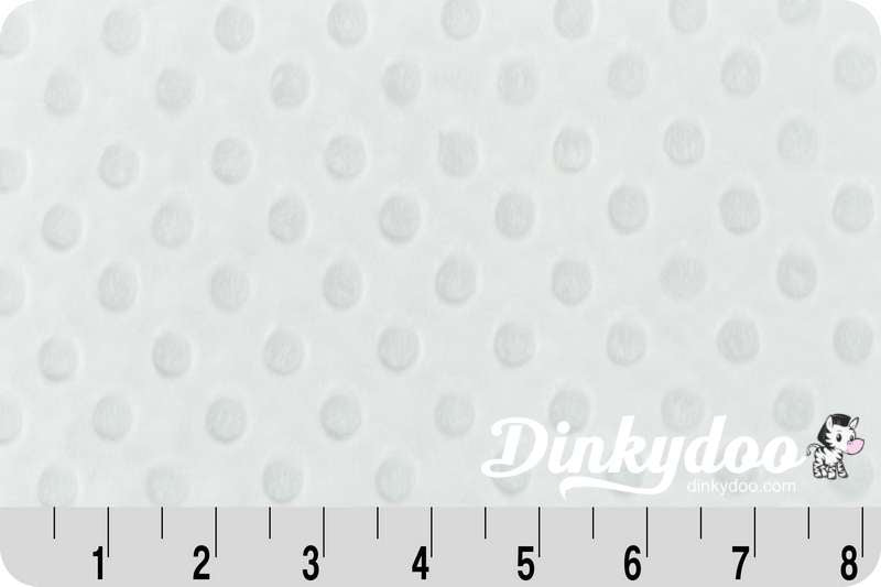 Cuddle Dimple Wideback (Minky) (60") - White - Full Bolt (10m)