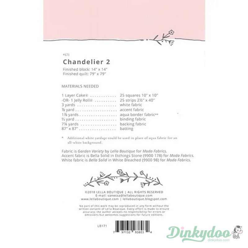Chandelier 2 Quilt Pattern Lella Boutique Vanessa Goertzen