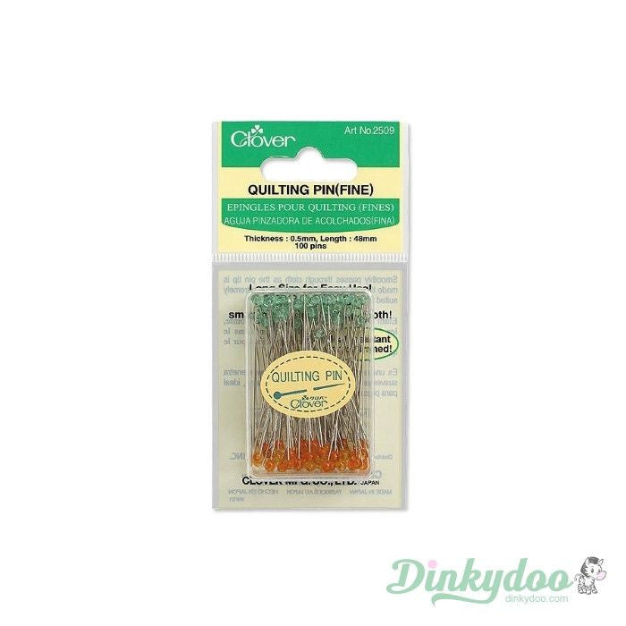 clover quilting pins fine 100pc