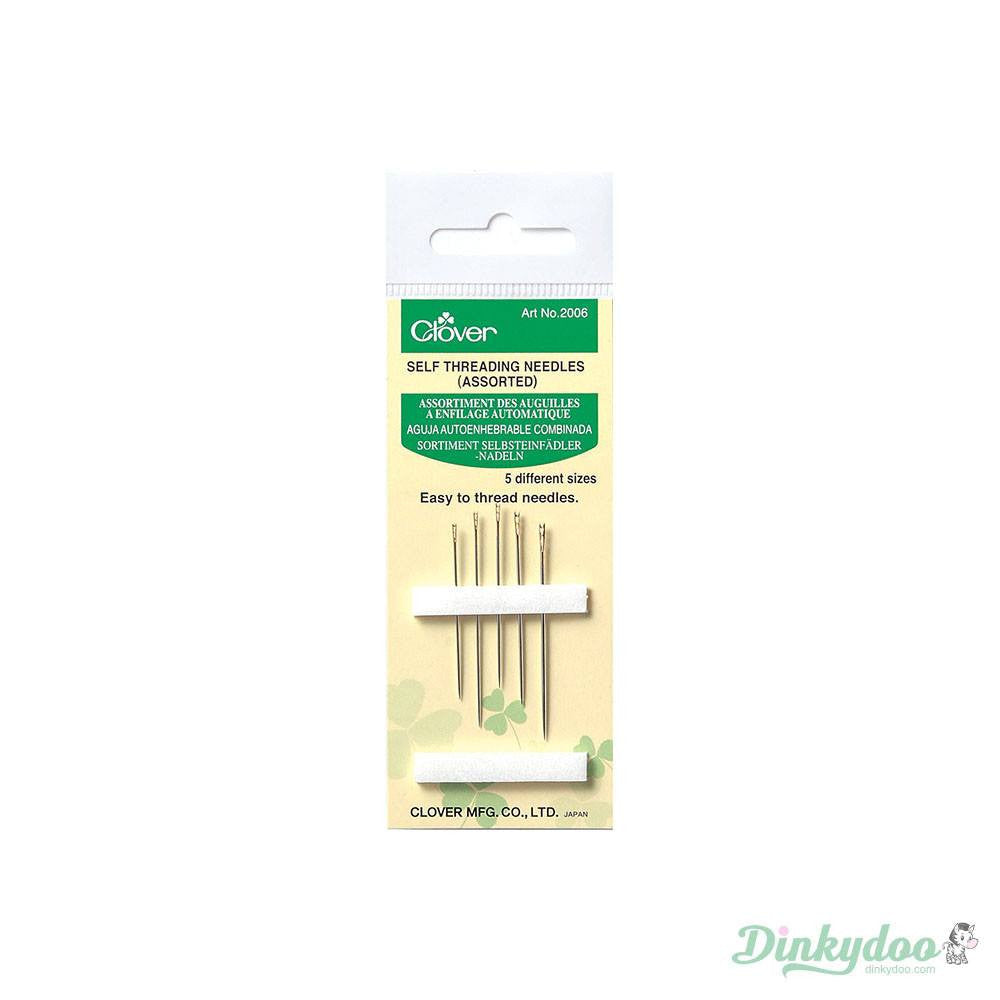 Clover - Self Threading Needles (Assorted) - Dinkydoo Fabrics