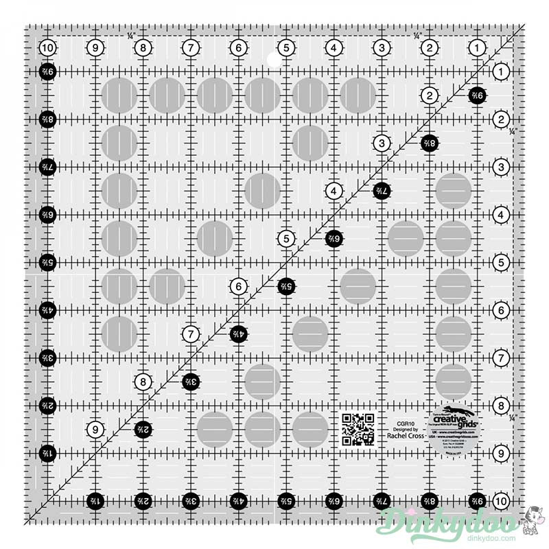 Creative Grids - 10.5" Quilt Ruler