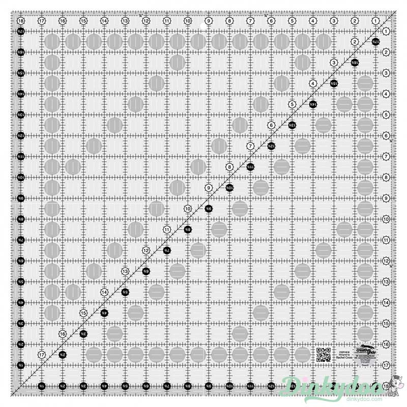 Creative Grids - 18.5" Quilt Ruler (Pre-order: May 2024)