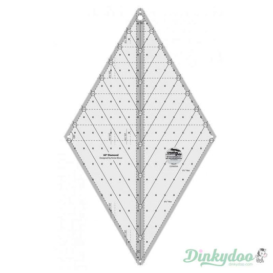 Creative Grids - 60 Degree Diamond Quilt Ruler (Pre-order: Jun 2024)