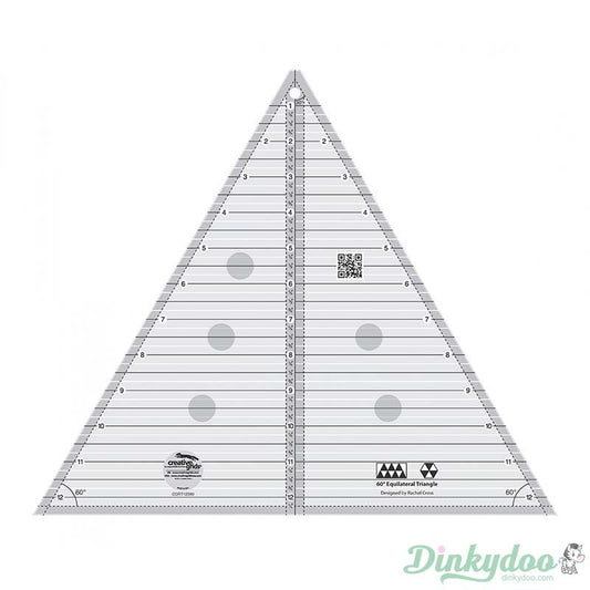 Creative Grids - 60 Degree Triangle 12.5" Quilt Ruler (Pre-order: Jan 2026)