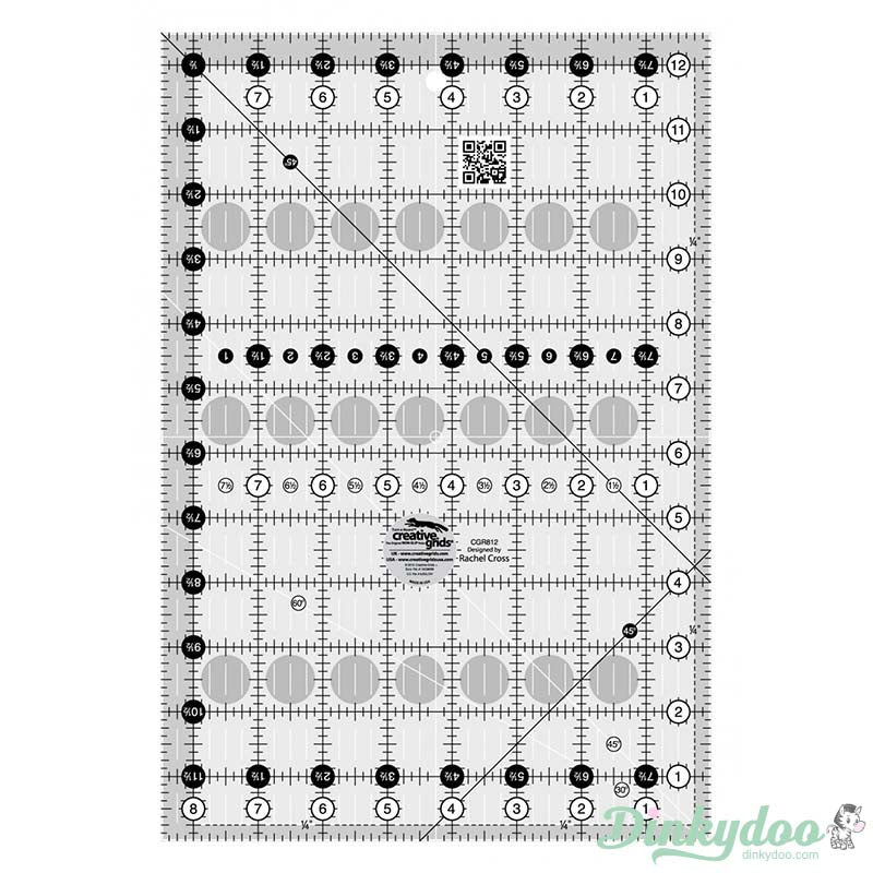 Creative Grids - 8.5" x 12.5" Quilt Ruler (Pre-order: May 2024)