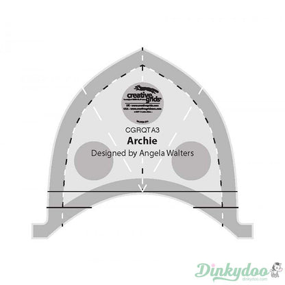 Creative Grids - Angela Walters Machine Quilting Rulers 12 Piece Set (Pre-order: Jan 2026)