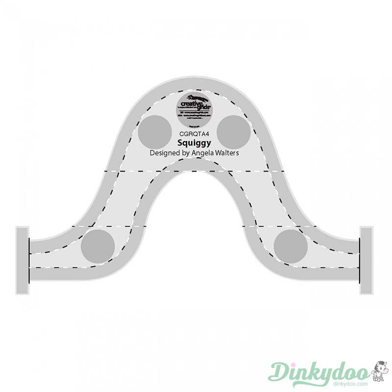 Creative Grids - Angela Walters Machine Quilting Rulers 12 Piece Set (Pre-order: Jan 2026)