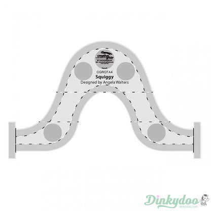 Creative Grids - Angela Walters Machine Quilting Rulers 12 Piece Set (Pre-order: Jan 2026)