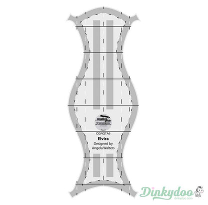 Creative Grids - Angela Walters Machine Quilting Rulers 12 Piece Set (Pre-order: Jan 2026)