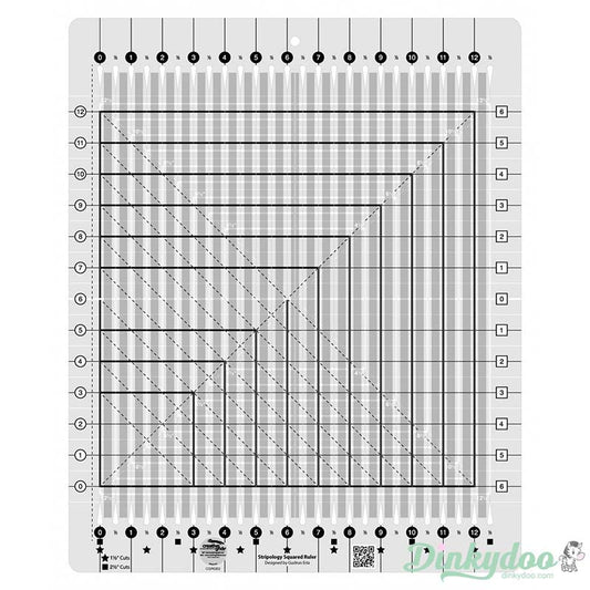 Creative Grids - Stripology Squared Quilt Ruler (Pre-order: Jun 2024)