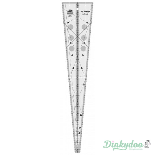 Creative Grids - 10 Degree Wedge Ruler (Pre-order: Jan 2026)