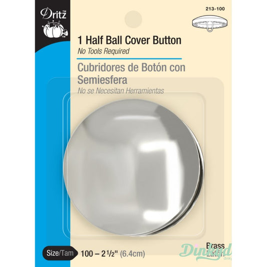 1 Half Ball Cover Button - Dritz (Pre-order: May 2024)
