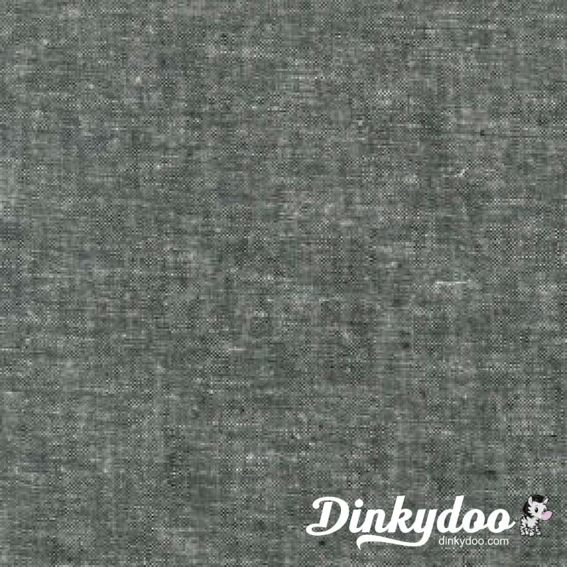 Essex Linen Yarn Dyed - Black - Robert Kaufman - Dinkydoo Fabrics