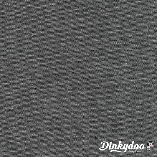 Essex Linen Yarn Dyed - Charcoal - Robert Kaufman (1/4 Yard) - Dinkydoo Fabrics