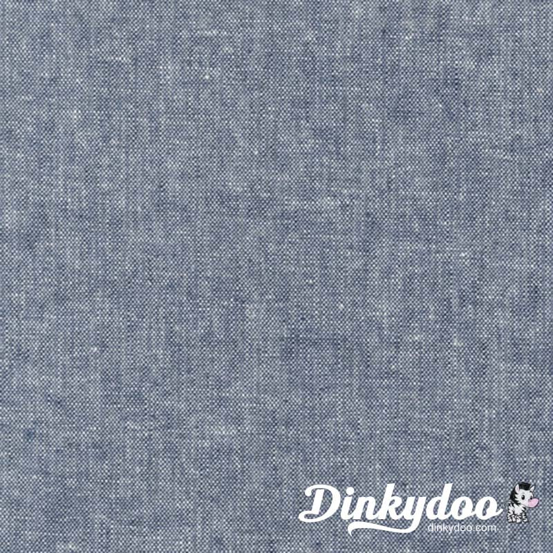 Essex Linen Yarn Dyed - Indigo (E064-1178)- Robert Kaufman