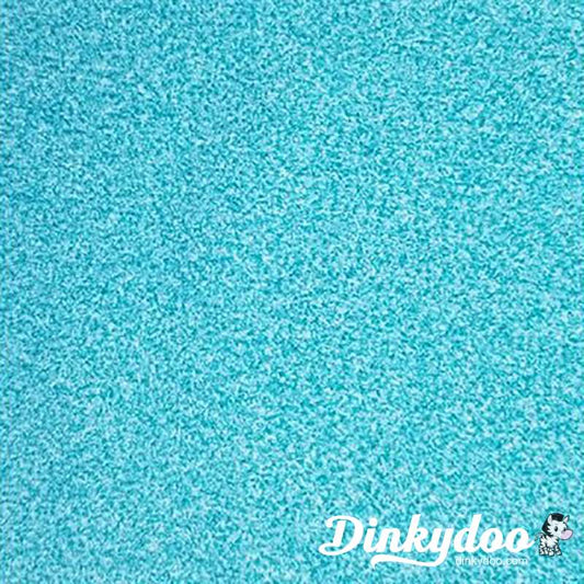 Fireside Backing Fabric (60") - NEW Turquoise and White (Two Tone)