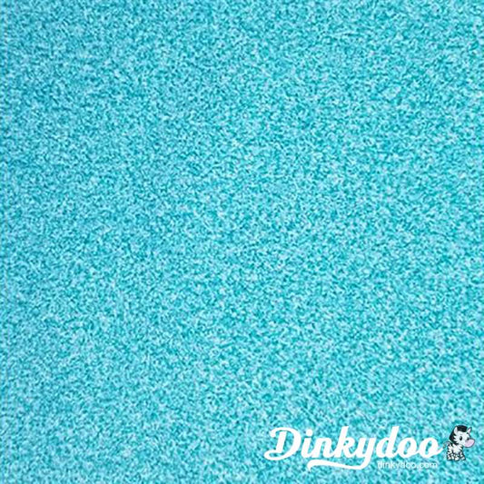Fireside Backing Fabric (60") - NEW Turquoise and White (Two Tone) - Dinkydoo Fabrics