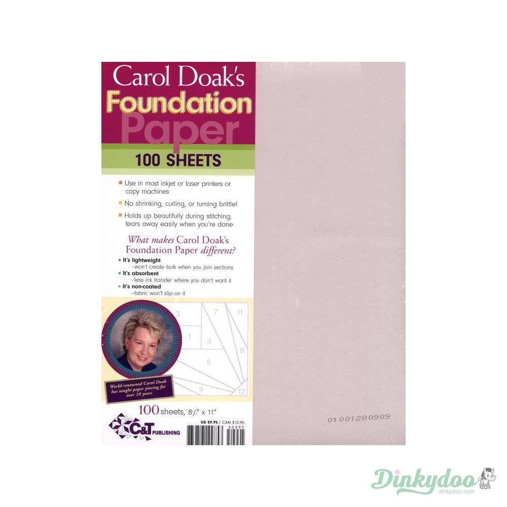 Foundation Paper by Carol Doak - Dinkydoo Fabrics