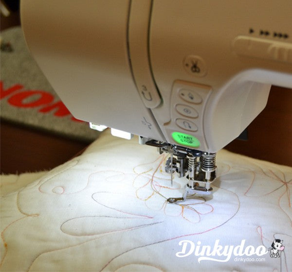 Janome Free Motion Quilting Set Dinkydoo Fabrics