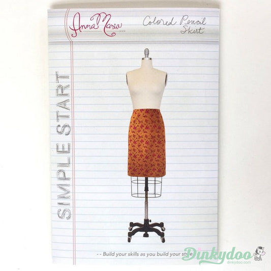 Simple Start - Colored Pencil Skirt Pattern - Anna Maria