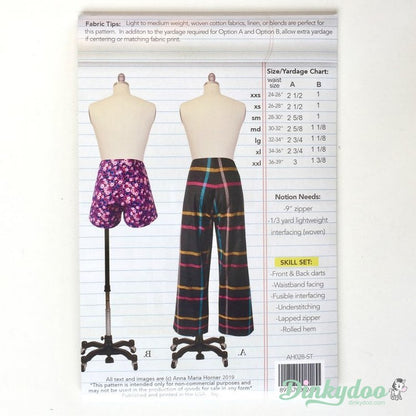 Simple Start - Starlet Trousers & Shorts Pattern - Anna Maria
